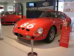 Ferrari 250 GTO au musée Ferrari de Maranello