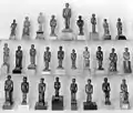 Collection de figurines d'Imhotep.