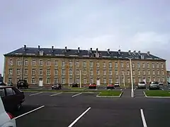 Le collège André-Malraux dans l’ancienne caserne Bazeilles.