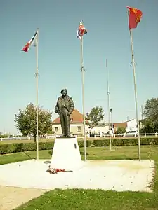 La statue du général Montgomery.
