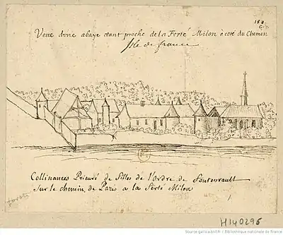 Prieuré de Collinances sur Thury-en-Valois.