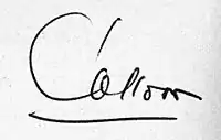 signature de Frédéric Collon
