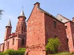 Vue arrière de l'église