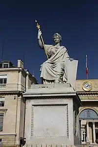 La Loi (1854), Paris, place du Palais-Bourbon.