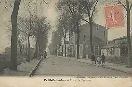 La route de Nanterre.