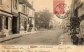 La rue du Bournard vers 1903.