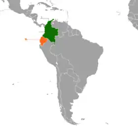 Équateur (pays) et Colombie