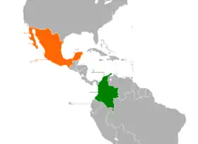 Colombie et Mexique