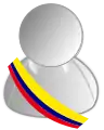 Représentation de l’écharpe présidentielle de Colombie.