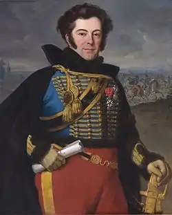 Le colonel Auguste de Talhouët, Horace Vernet, 1818