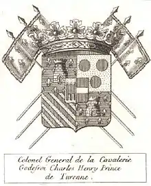 Blason de Godefroy de La Tour d'Auvergne