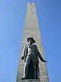 La statue de William Prescott.