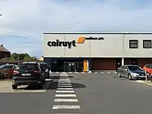 Supermarché Colruyt d'Épinois (Binche), dans la province du Hainaut.