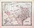 Carte du Texas (1854)