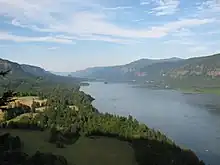 Vue sur la gorge du Columbia