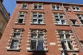 Fenêtres de la façade principale