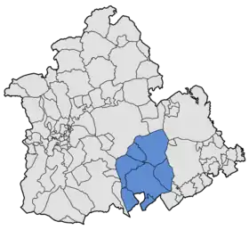 Localisation de Campiña de Morón et Marchena