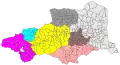 Les Aspres (en brun foncé) selon El Nomenclàtor toponímic de la Catalunya del Nord (ca).
