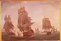Combat des frégates la Junon et la Gentille contre le vaisseau anglais l’Ardent (17 août 1779)