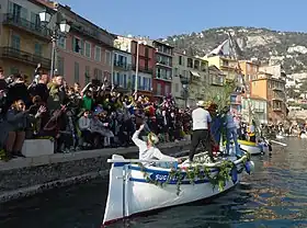 Un pointu durant le combat naval fleuri