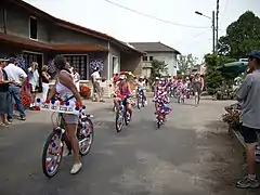 Course cycliste des enfants