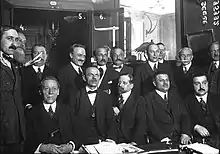 photographie des membres du Comité olympique français en 1922
