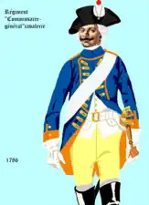 régiment du Commissaire Général de 1786 à 1791