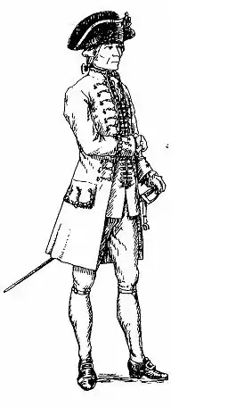 Un commissaire général en 1776.