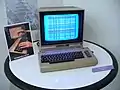 Un micro ordinateur Commodore 64 exposé au musée de l'histoire de l'ordinateur.