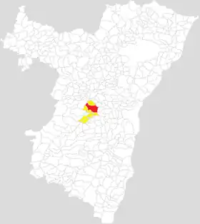 Localisation de Communauté de communesla Porte du Vignoble