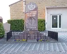 Monument aux victimes de la mine (cimetière de L'Hôpital)