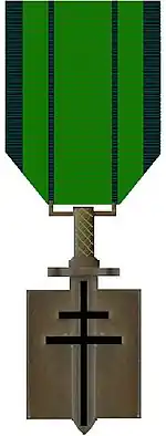 Photo de la croix de l'ordre de la Libération.
