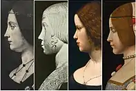 Trois prétendus portraits comparés au certain du Louvre.