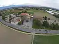 Le hameau en 2015, vue aérienne