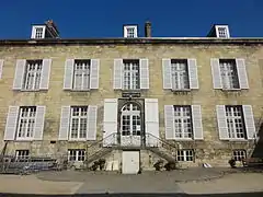 Facade de l'Hôtel de Songeons-Bicquilley, bâtiment abritant le Musée Antoine-Vivenel, à Compiègne, dans l'Oise.