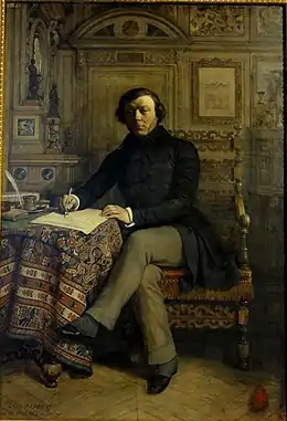 Dominique Papety, Portrait d'Antoine Vivenel (vers 1843-1845).