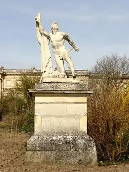 Philoctète blessé (1810), parc du château de Compiègne.