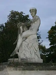 Chloé à la fontaine (1873), parc du palais de Compiègne.