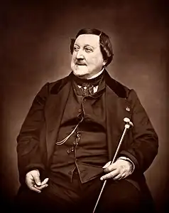 Rossini photographié par Carjat