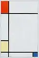 Piet Mondrian Composition no. III avec rouge, jaune et bleu (1927)