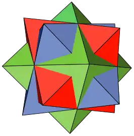 Composé de trois octaèdres