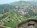 Une partie du réseau de fortifications qui défendaient Jaipur