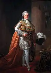 Portrait de Louis Stanislas Xavier, comte de Provence.