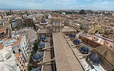 La cathédrale vue depuis le Micalet.