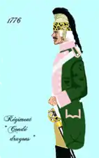 régiment de Condé dragons de 1776 à 1779