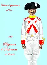régiment de Condé de 1776 à 1779