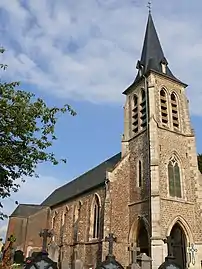 L'église Saint-Martin.