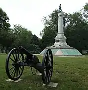 Le mémorial des soldats confédérés.