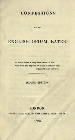 Image illustrative de l’article Confessions d'un mangeur d'opium anglais