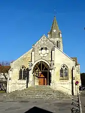 Église Saint-Maclou, façade occidentale.